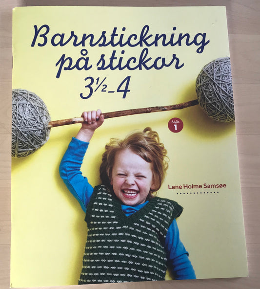 Barnstickning på stickor 3 1/2 - 4