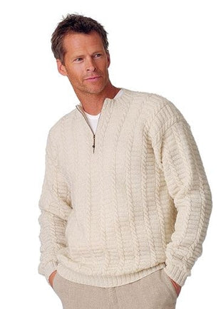 Fiskartröja med flätor